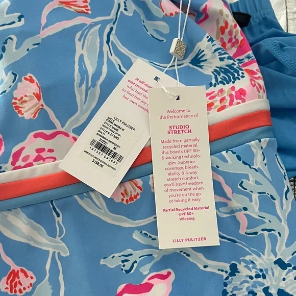 Lilly Pulitzer Blue and Pink Mini Dress - Picture 7 of 7